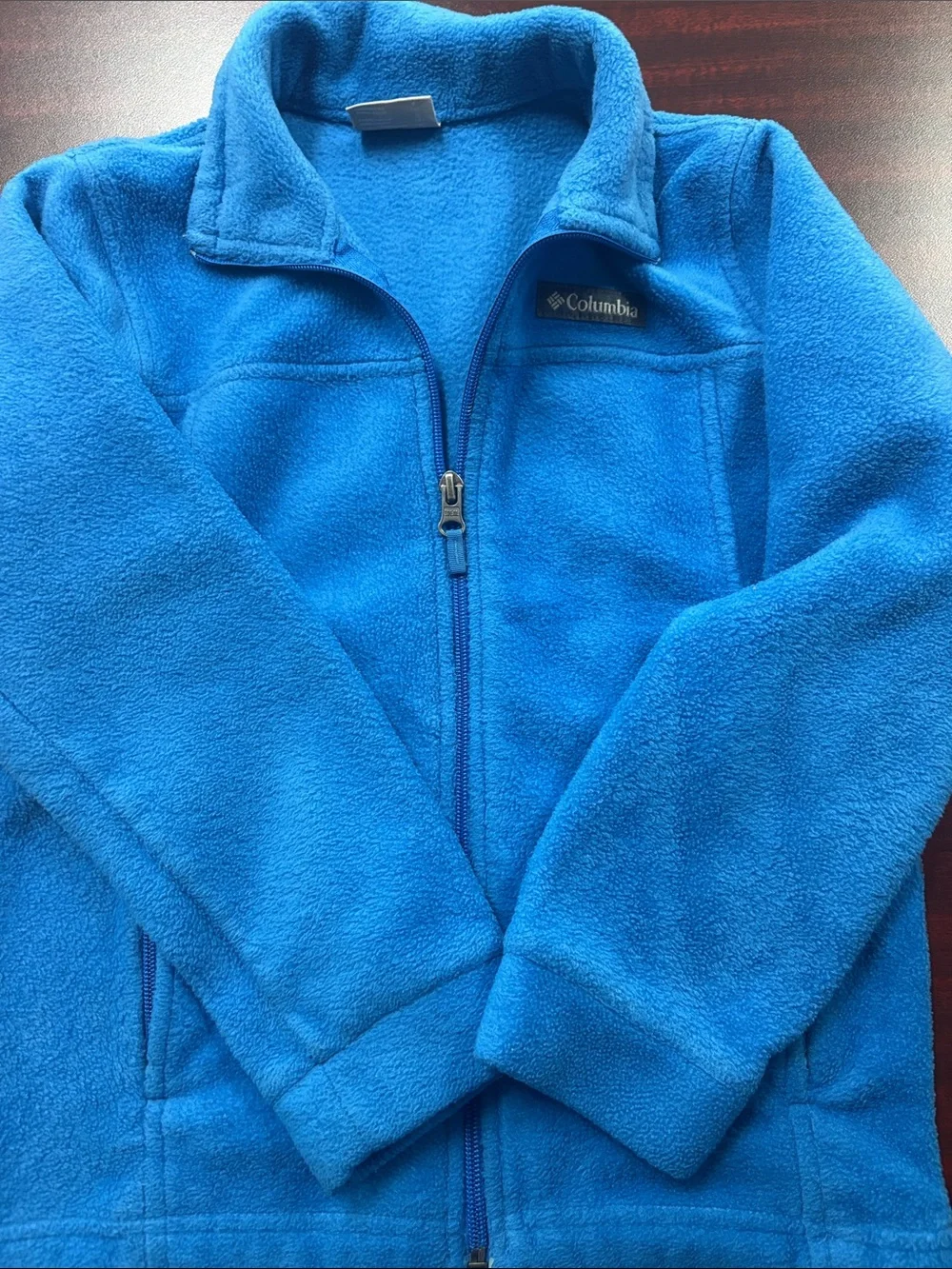 Columbia Royal Blue Full-Zip Fleece Jacket